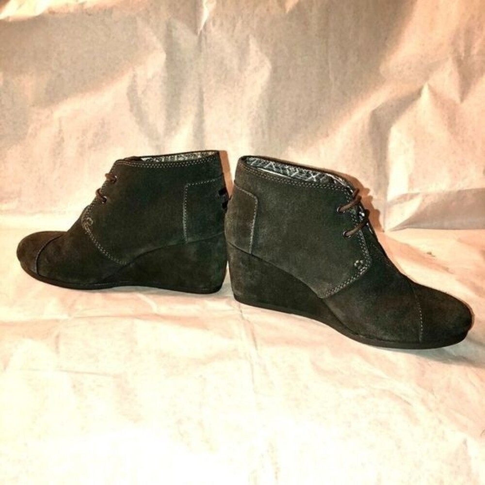TOMS Leather Suede Booties - Picture 5 of 6